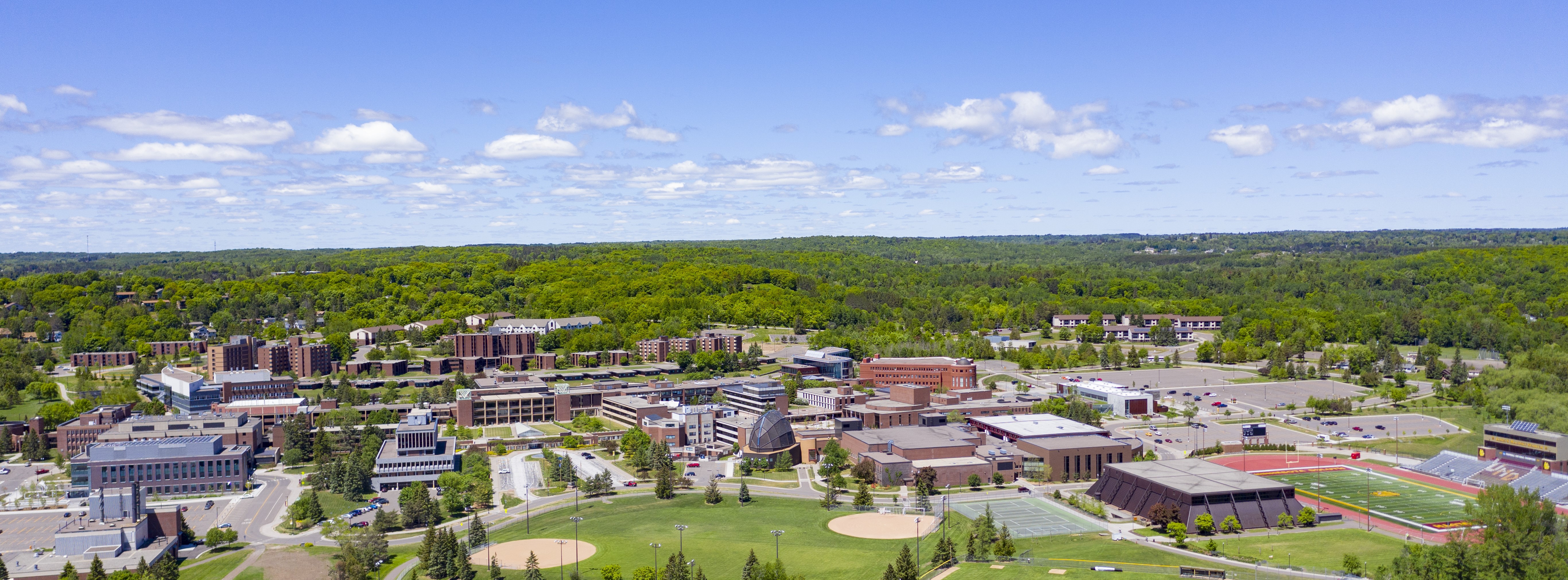 Campus from Woodland